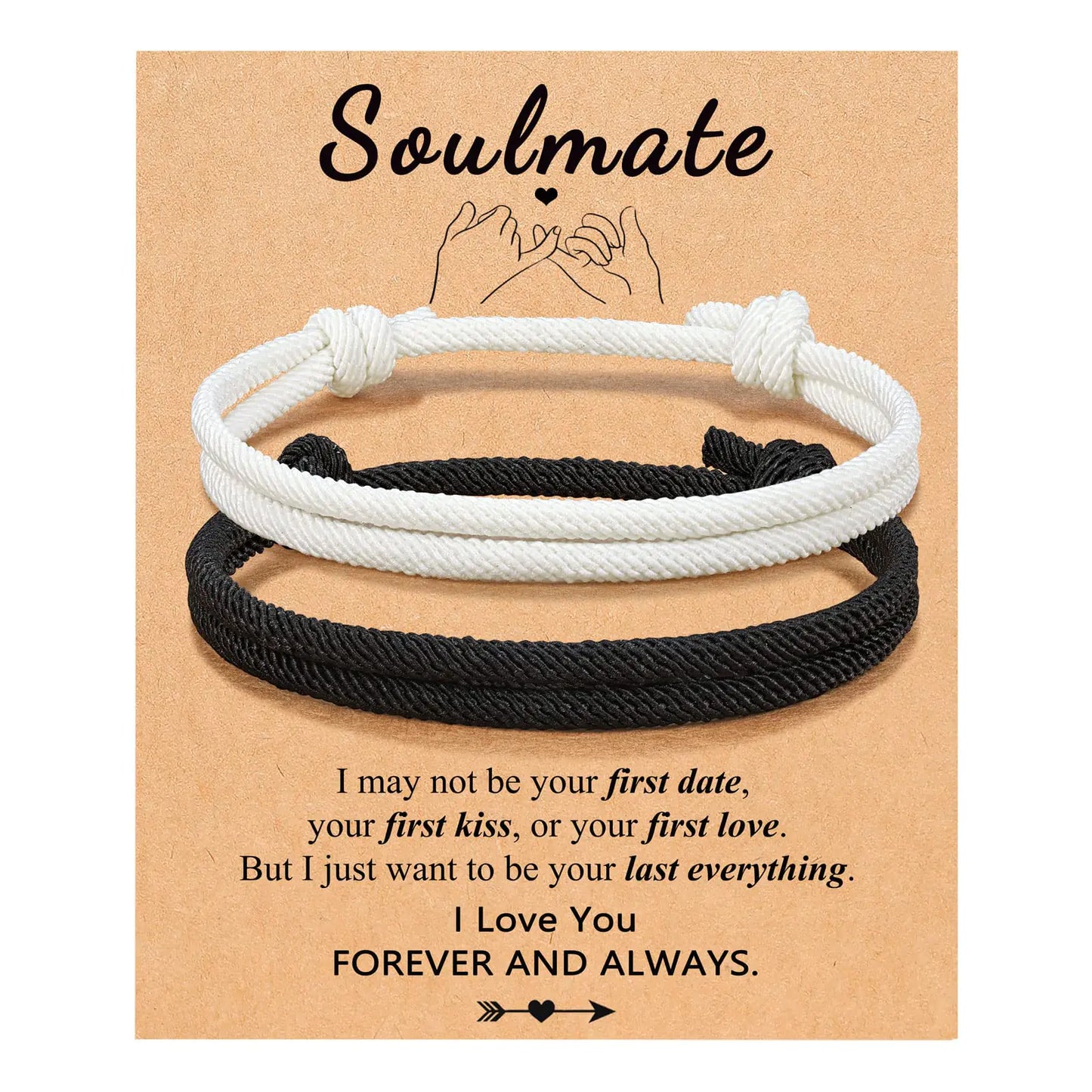 Matching Couples Bracelets Soulmate Jewelry